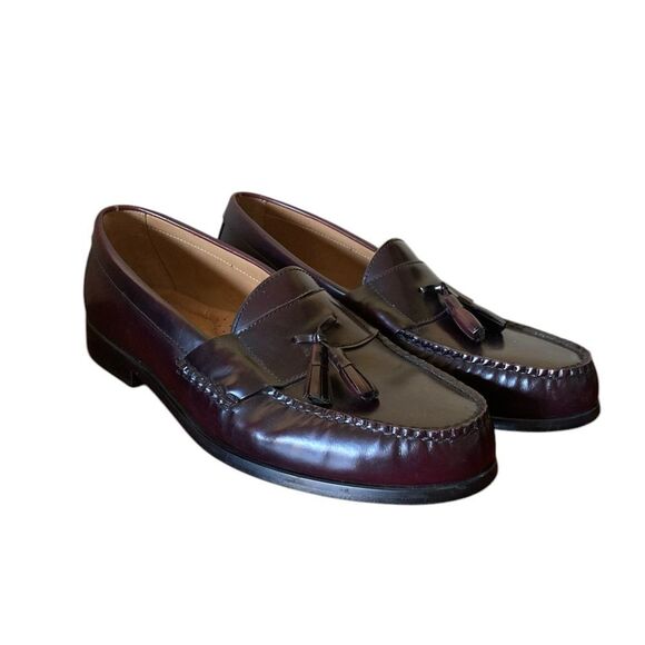Johnson & Murphy Classic Brown Tassel Loafers Men’s Size 12W - Picture 1 of 12